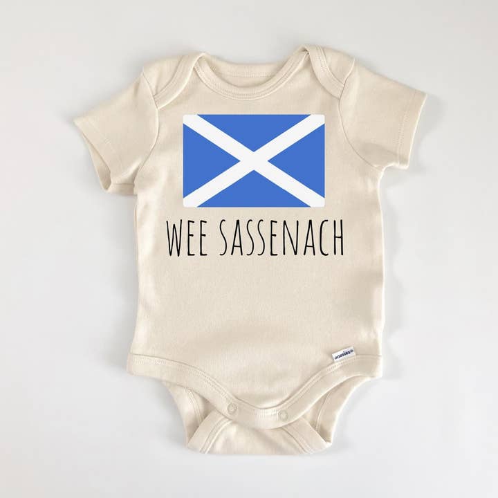 Écosse Écossais - Vêtements pour bébé garçon fille Body bébé Drôle Mignon Nouveau-né pour la vente par North Fork Forager LLC