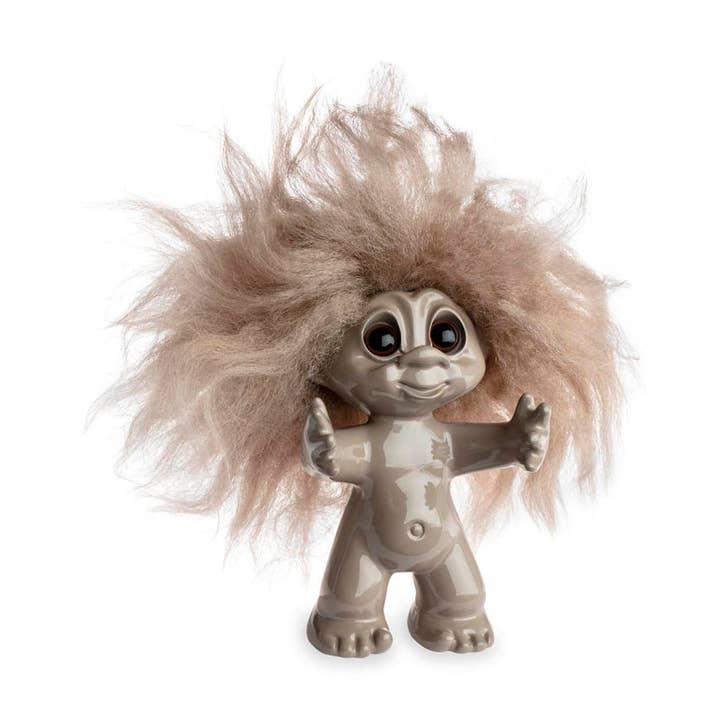 Good Luck Trolls - Wholesale Decorative Figurine - Good Luck Troll, sand, 9 cm0