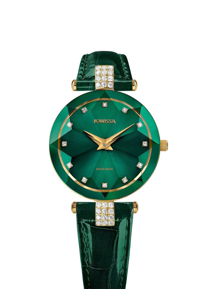 Facet Strass Schweizer Damenuhr J5.496.M für den Großhandel von Jowissa