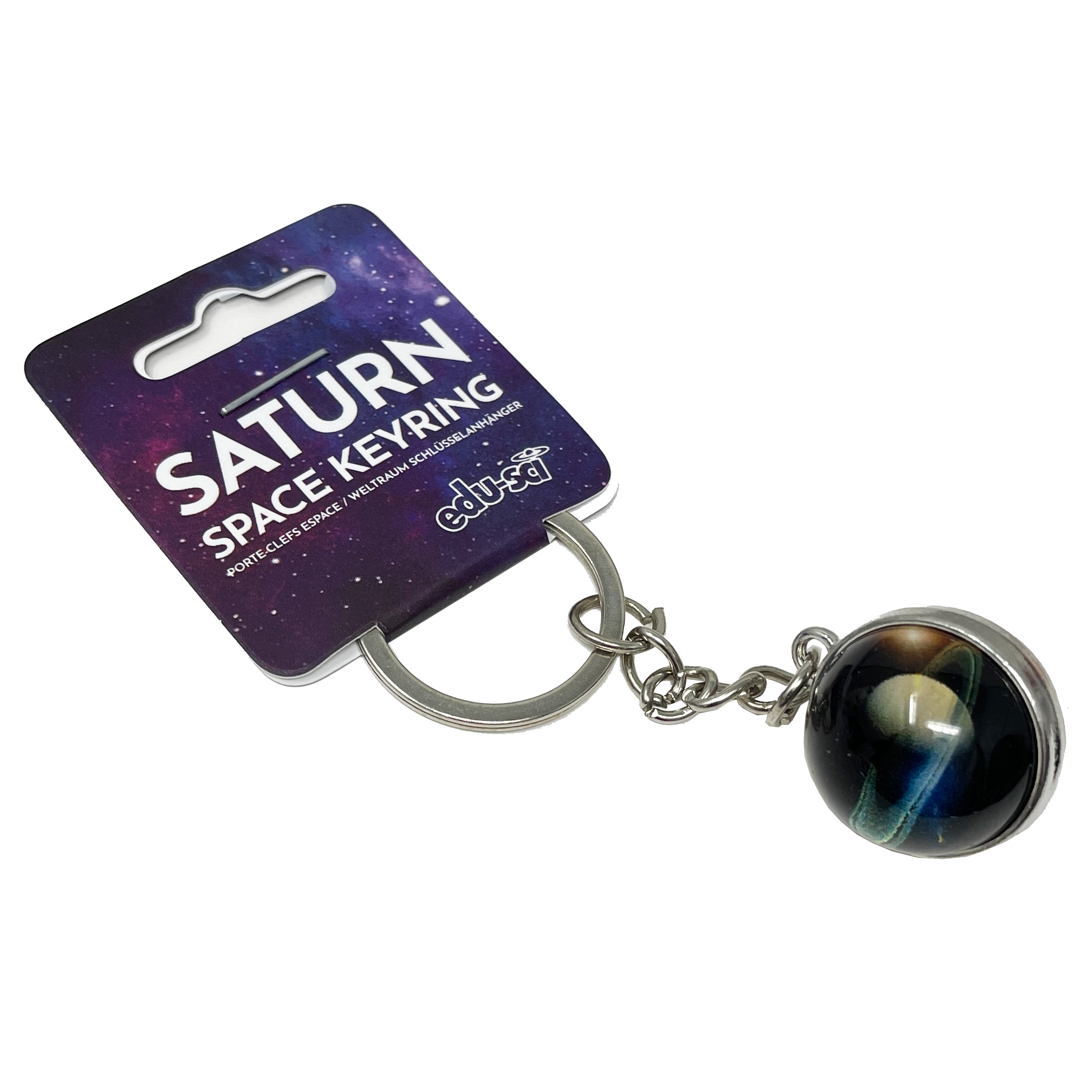 Edu-Sci – Engroshandel Nøglering - Unisex – Saturn Space nøglering2