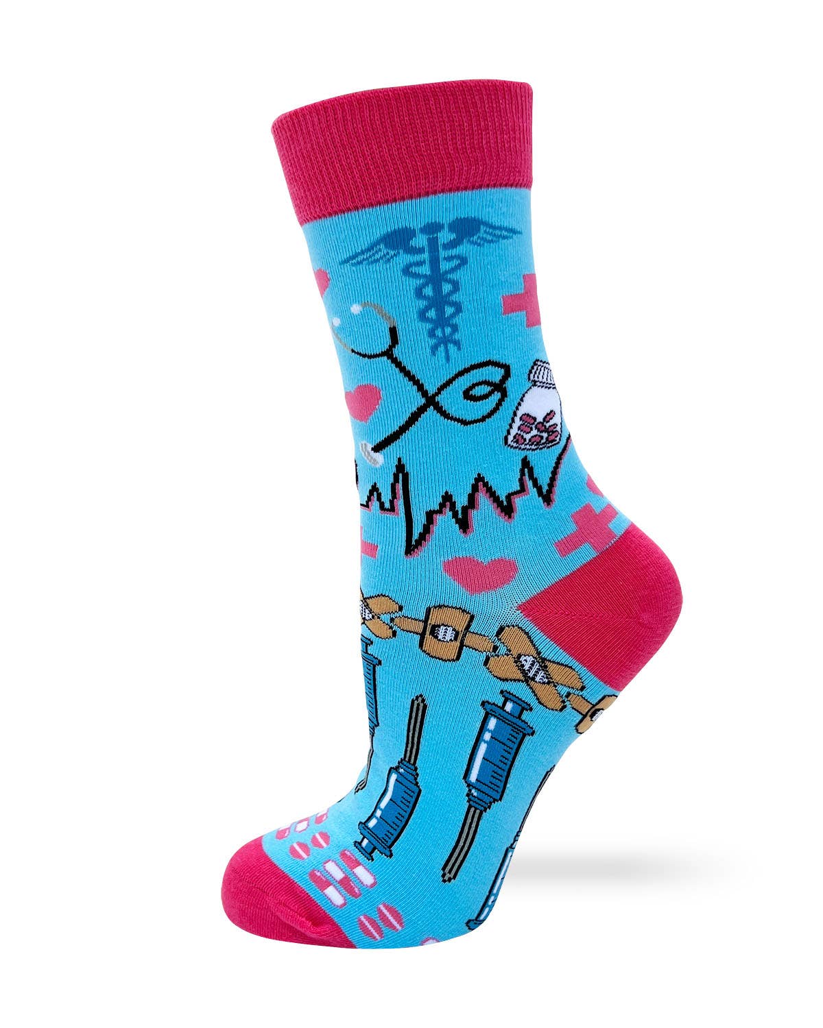 Fabdaz - Wholesale Socks - Women's - Do No Harm But Take No Shit Women's Crew Socks2