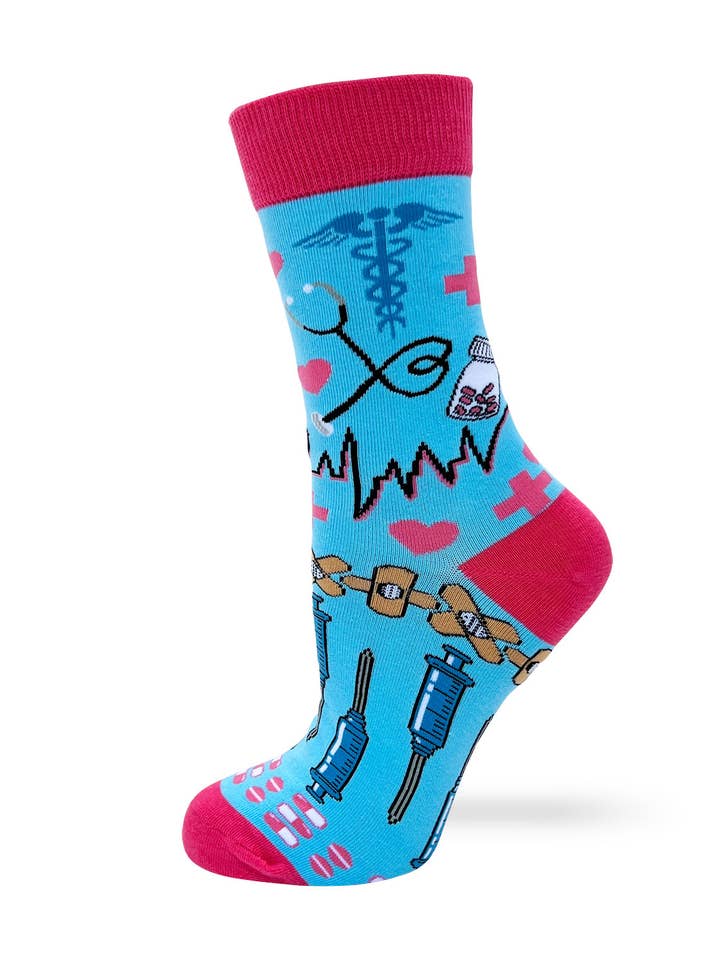 Fabdaz - Wholesale Socks - Women's - Do No Harm But Take No Shit Women's Crew Socks2