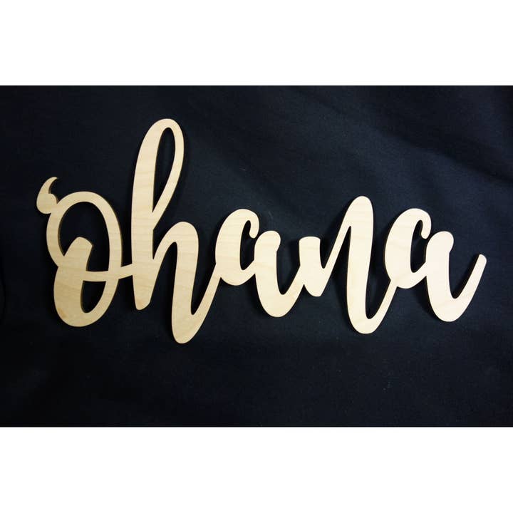 Medium `Ohana Decorative Piece for wholesale by Aloha Cuts