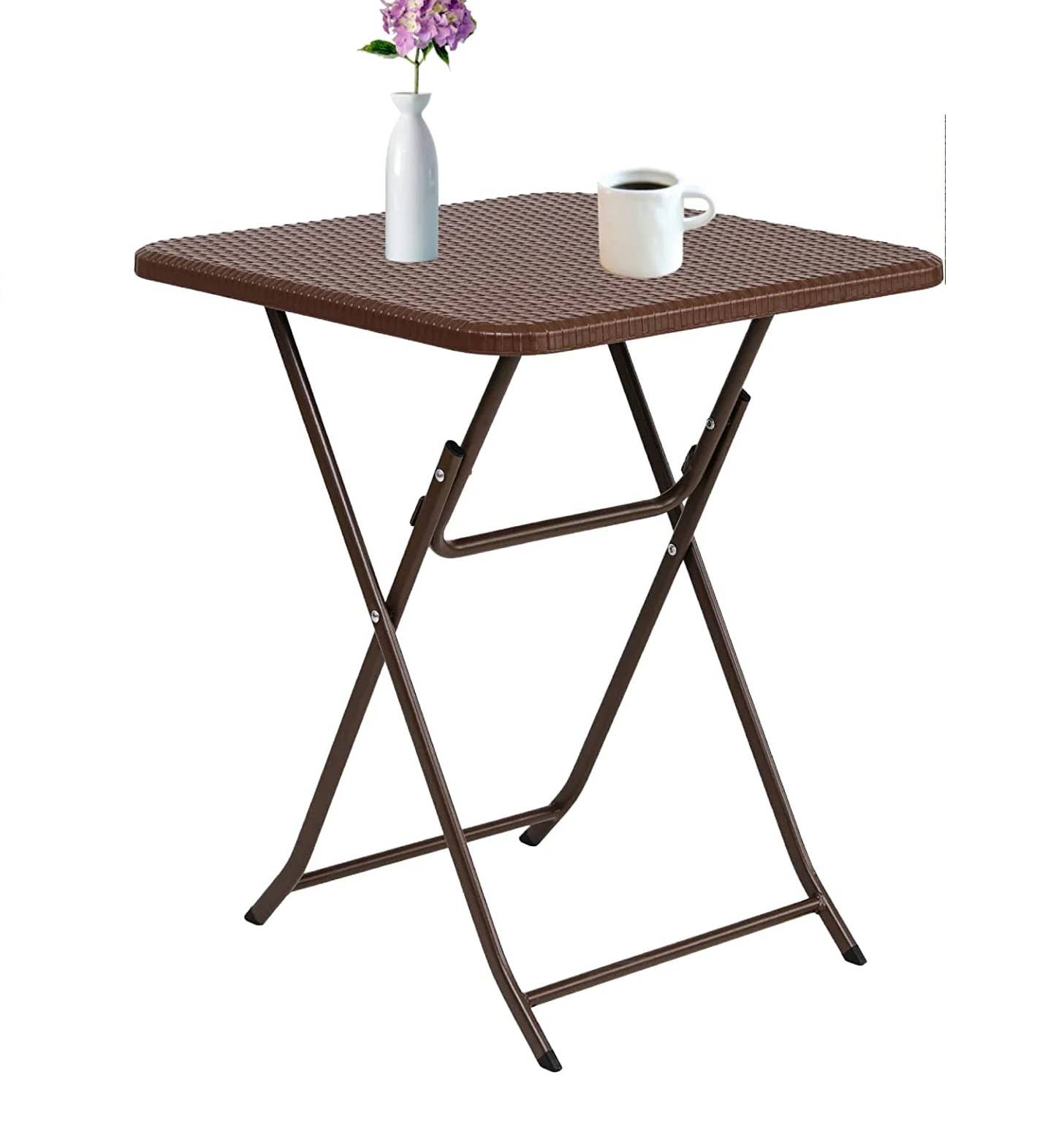 Above Edge - Wholesale Patio Table - 23.6” Patio Table, Small Plastic Folding Patio Table0
