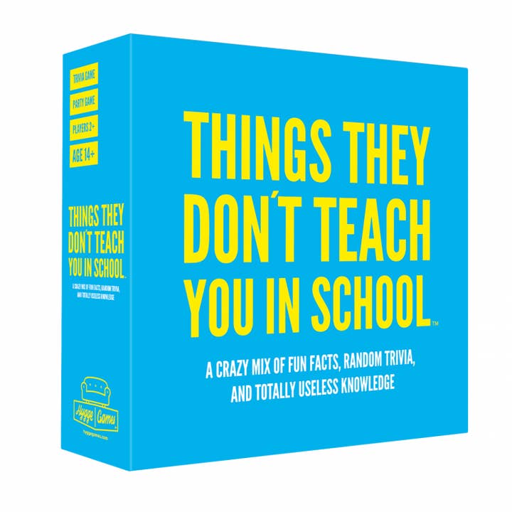 Hygge Games - Wholesale Card Game - Card Game - Things They Don't Teach You In School