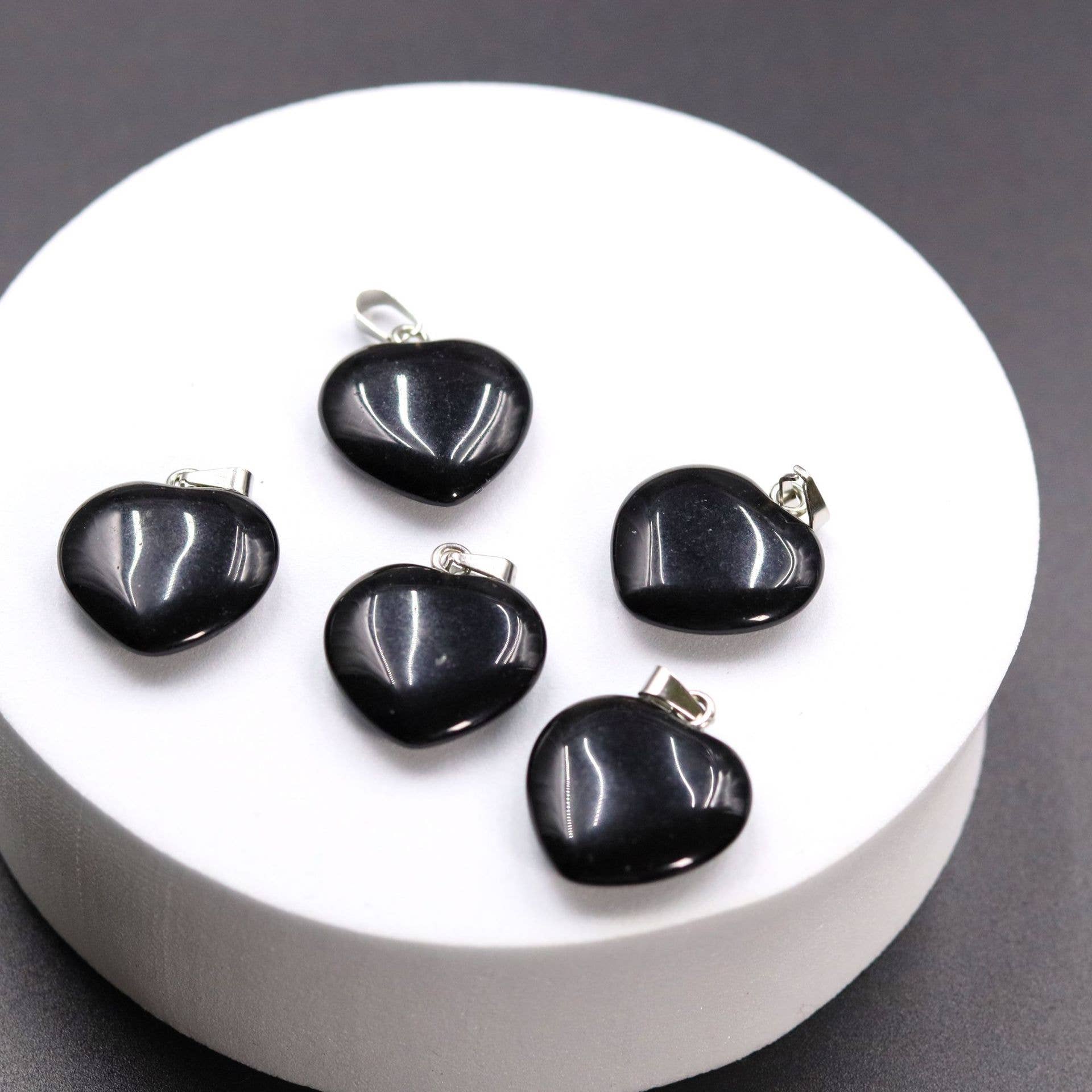 Gemcohub – wholesale Spiritual stone/crystal – Amethyst Pendant Agate Heart Necklace Natural Stone11