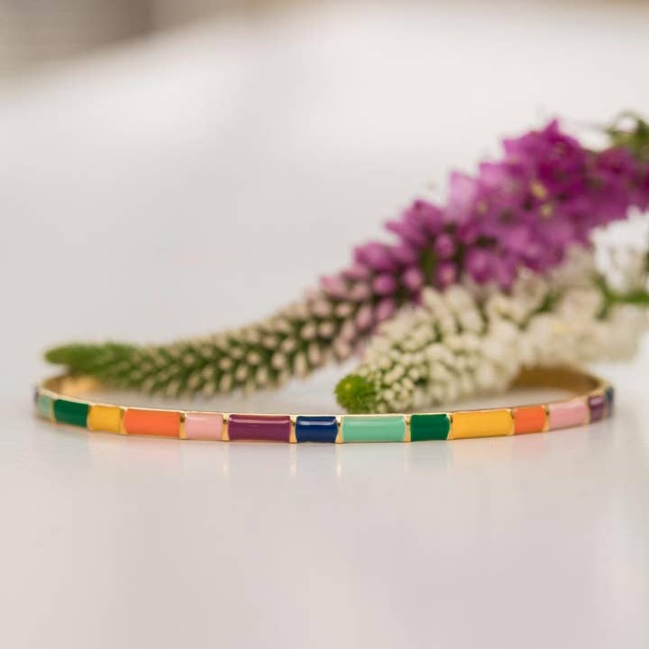 MantraBand - Wholesale Cuff Bracelet - Live Life In Full Color