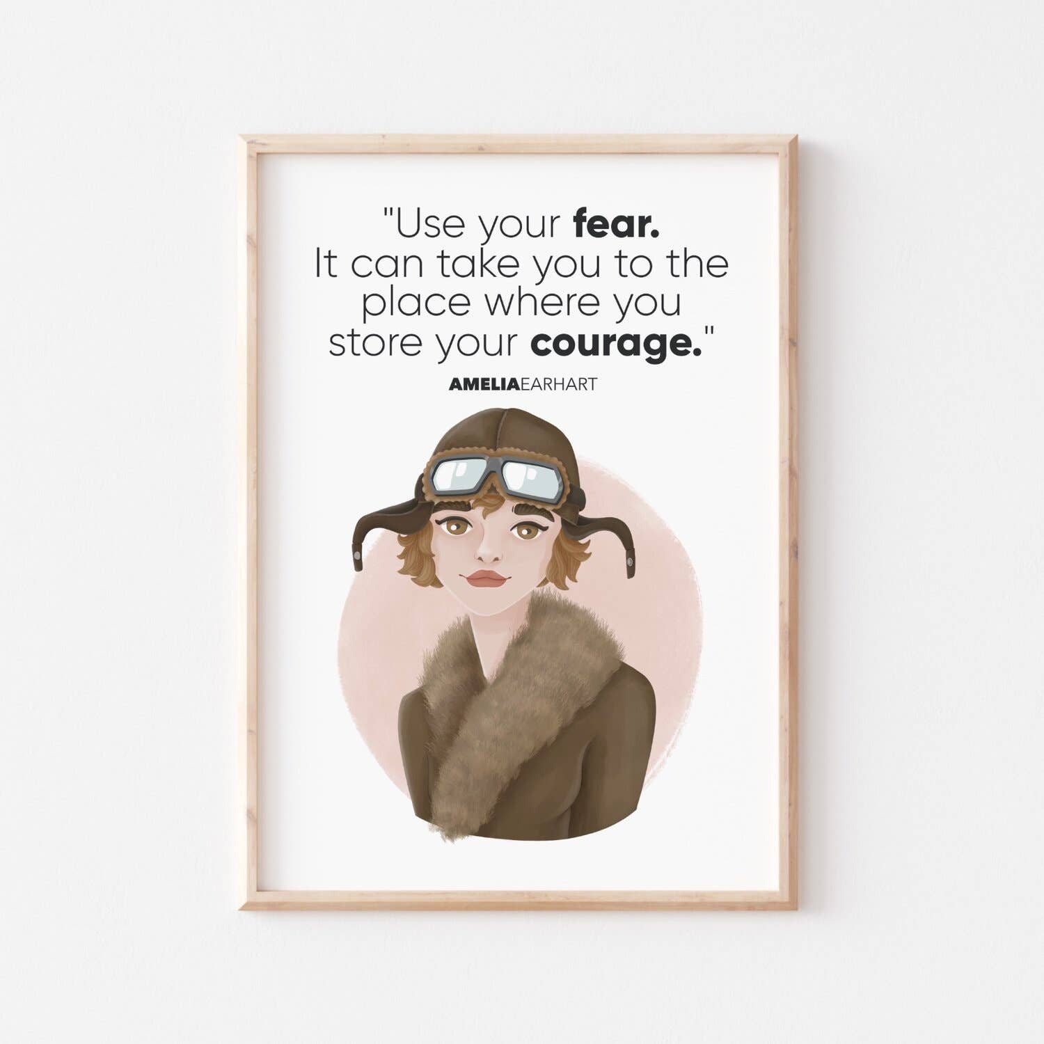 Another Wild Story - Wholesale Art Print - Amelia Earhart Wall Art Print0