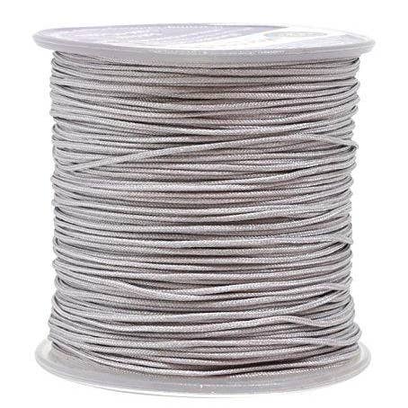 Mandala Crafts – wholesale Craft supplies – Mandala Crafts Nylon Satin Cord, Rattail Trim Thread for Chinese Knotting, Kumihimo, Beading, Macramé, Jewelry Making, Sewing40