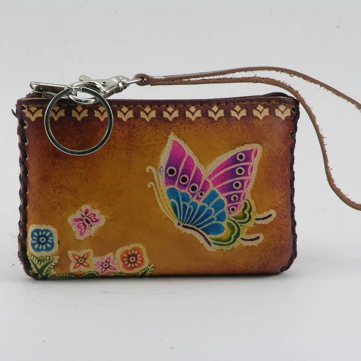 Sunflower Handmade leather inc – Großhandel Geldbörse – Damen – CP387a Rechteckiges Portemonnaie aus Leder, 6-teiliges Sortiment2