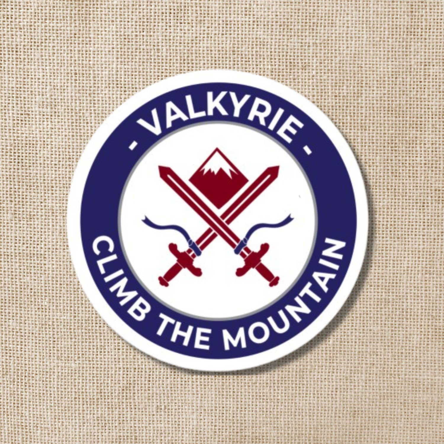 Kingdom of Threads - Wholesale Sticker - Valkyrie Climb the Mountain Sticker | ACOTAR Series