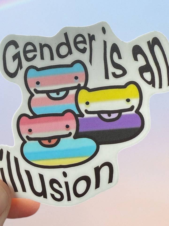 Gender is an Illusion Cats by Lacey’s Corner for wholesale by Drawings by Nicole