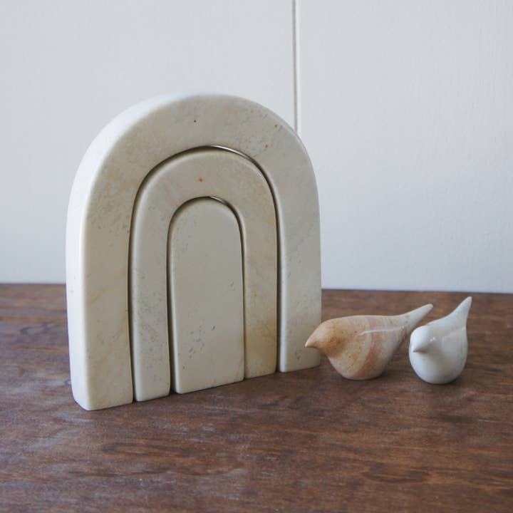 Venture Imports LLC - Vendita all'ingrosso Scultura - Scultura naturale dell'arcobaleno6