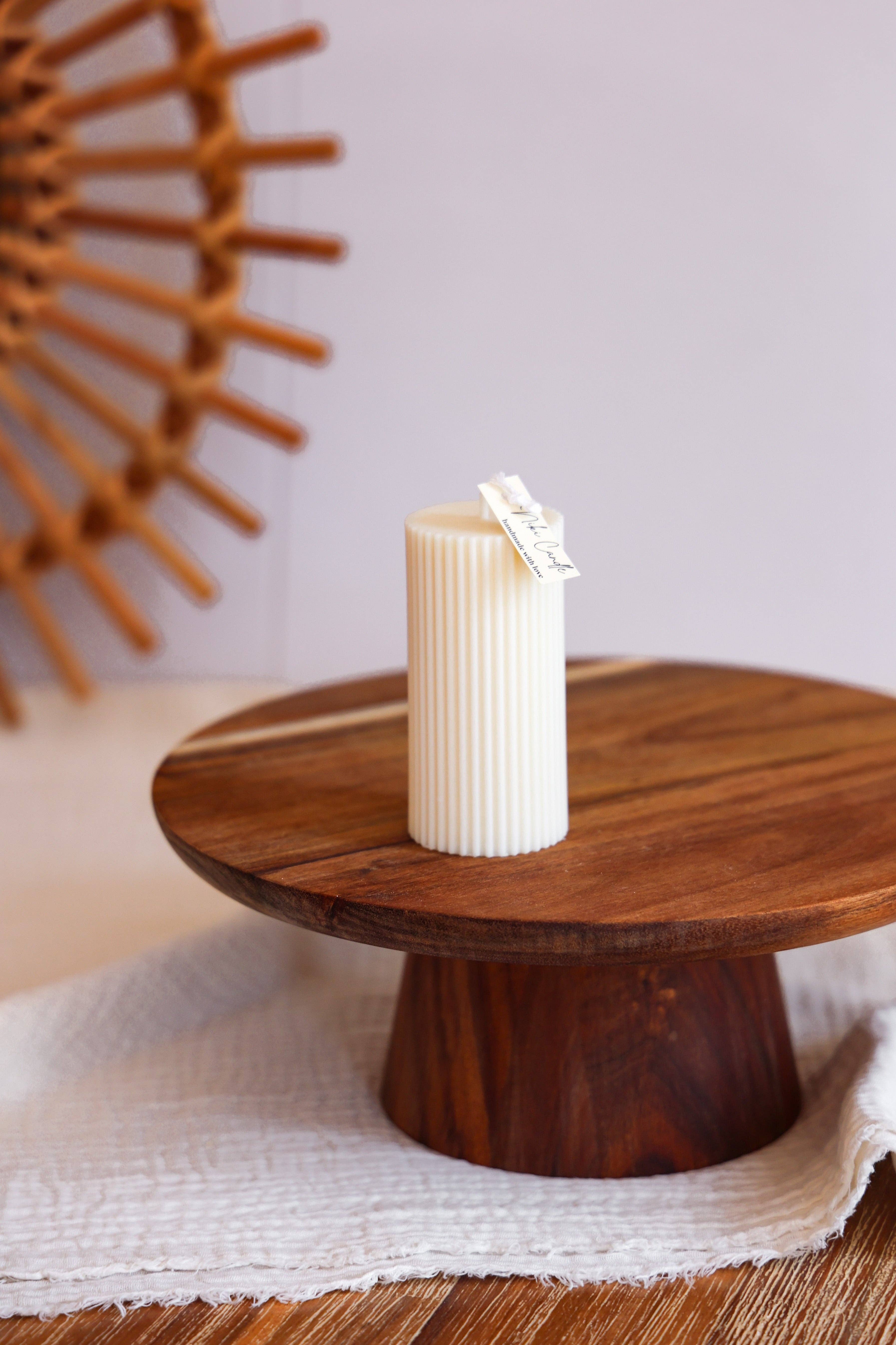 Niki Candle - Wholesale Pillar Candle - Block candle 10cm - handmade0