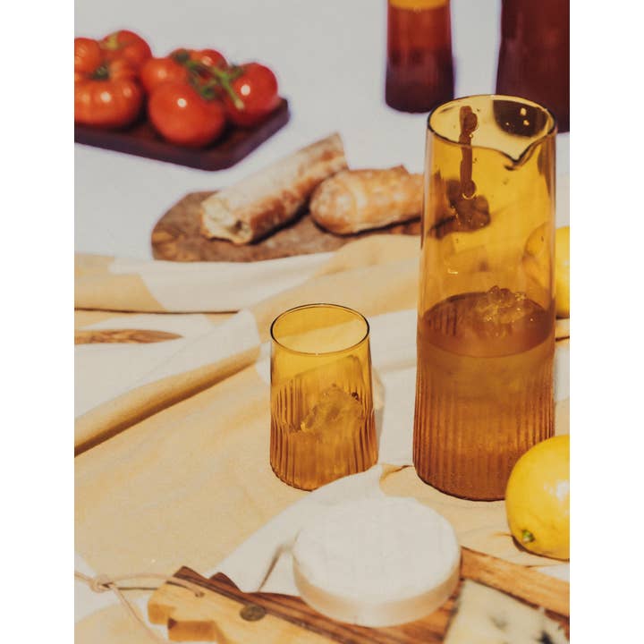 Saardé - Vendita all'ingrosso Bicchiere/tazza - Set di 2 bicchieri d'acqua grandi Kairos | Topazio Giallo1