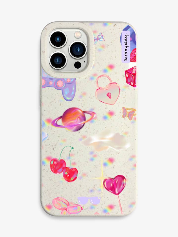 Lucky Draw Plant-based Pretty Phone Case for wholesale by SUNNYDAY