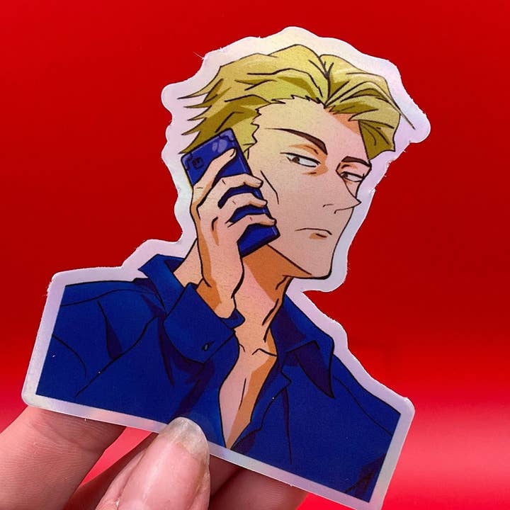 Nanam1 Kent0 JJK klistermærke - mobiltelefon - holografisk vandtæt for engroshandel hos Elegant Potato Anime