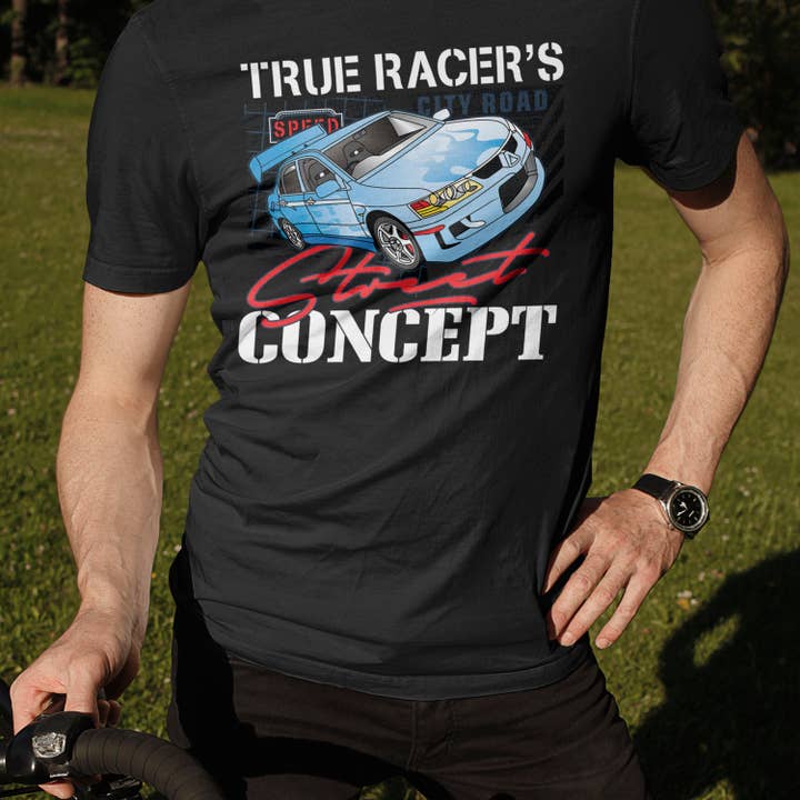 Camiseta True Racers Racing por atacado de Emogifts