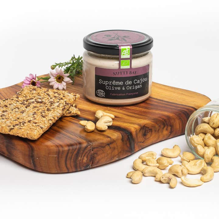 Suprême de Cajou Olive & Origan pour la vente par NUTTY BAY