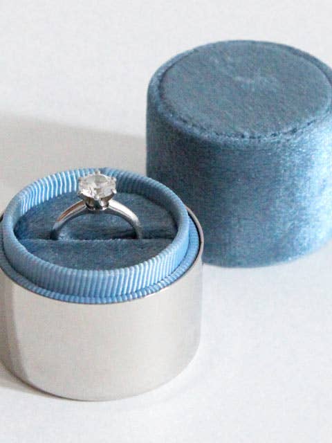 SEREIN - blue ring box | engagement, wedding rings, brides for wholesale by Esselle