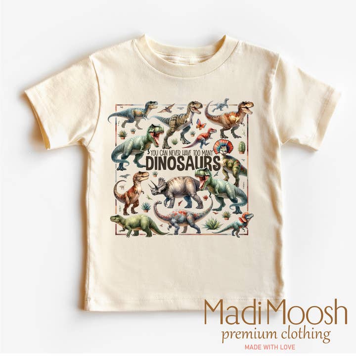 Shirt van Names Of Dinosaurs - T-shirt met dinosaurussen voor wholesale door Madi Moosh
