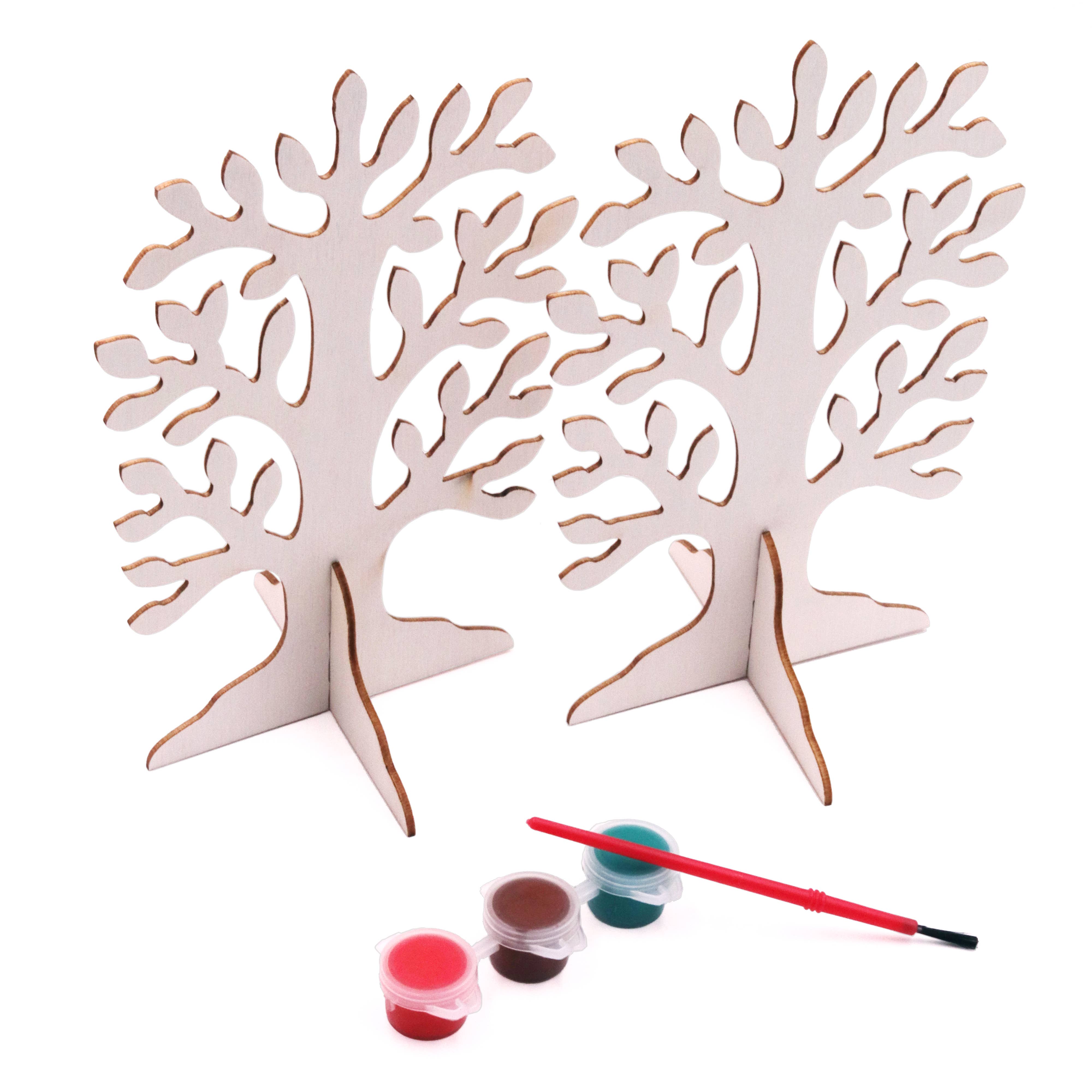 Angels Craft - Venta al por mayor Kit de manualidades - Set de pintura de madera - Árbol1