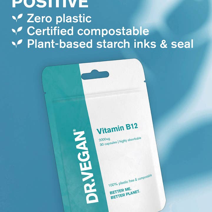 DR.VEGAN – wholesale Oral supplement/vitamin – Vitamin B12 | 30 Capsules | Highly Absorbable | Vegan4