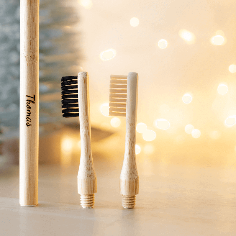 My Bambou - Wholesale Toothbrush - Bamboo Toothbrush with Changeable Head Medium Bristles to Customize - My Bambou2