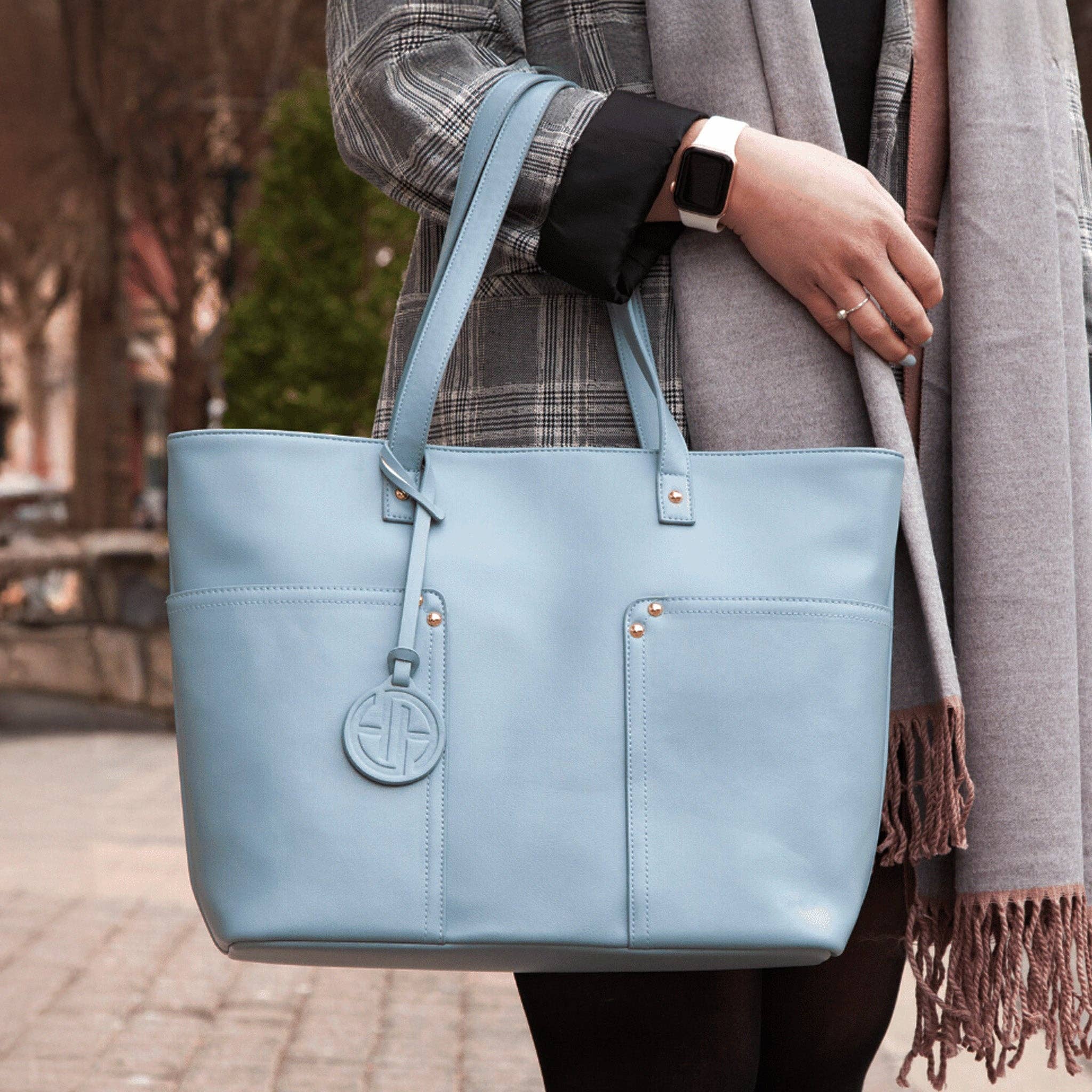 YOUZEY - Wholesale Tote Bag - Women's - Vegan Leather Classic Tote - Available in 4 colors1