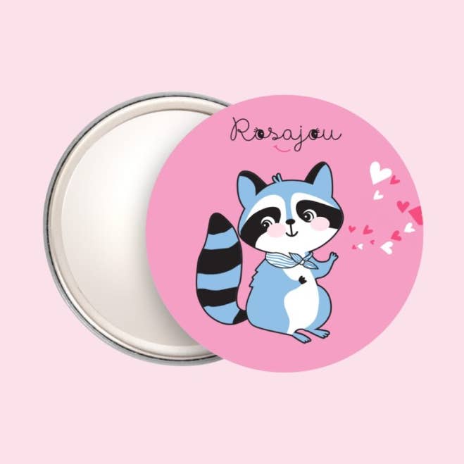 Fickspegel med tvättbjörn för wholesale av Rosajou