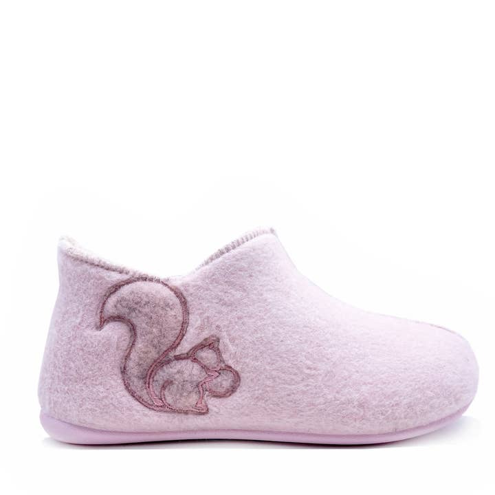 thies 1856 ® Børne PET Økologisk Hjemmesko vegansk rose for engroshandel hos thies