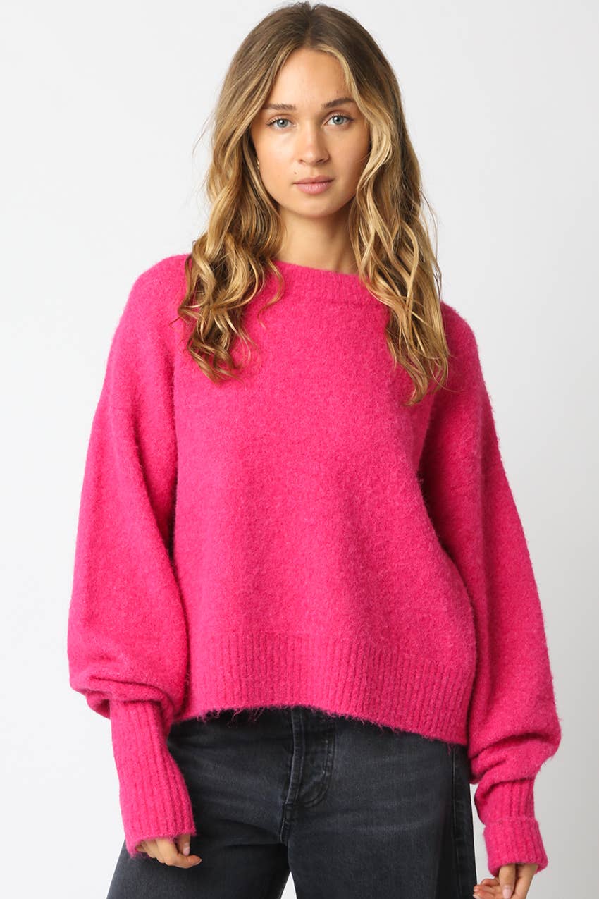 Olivaceous - Wholesale Pullover-trui - Dames - Julien Trui19