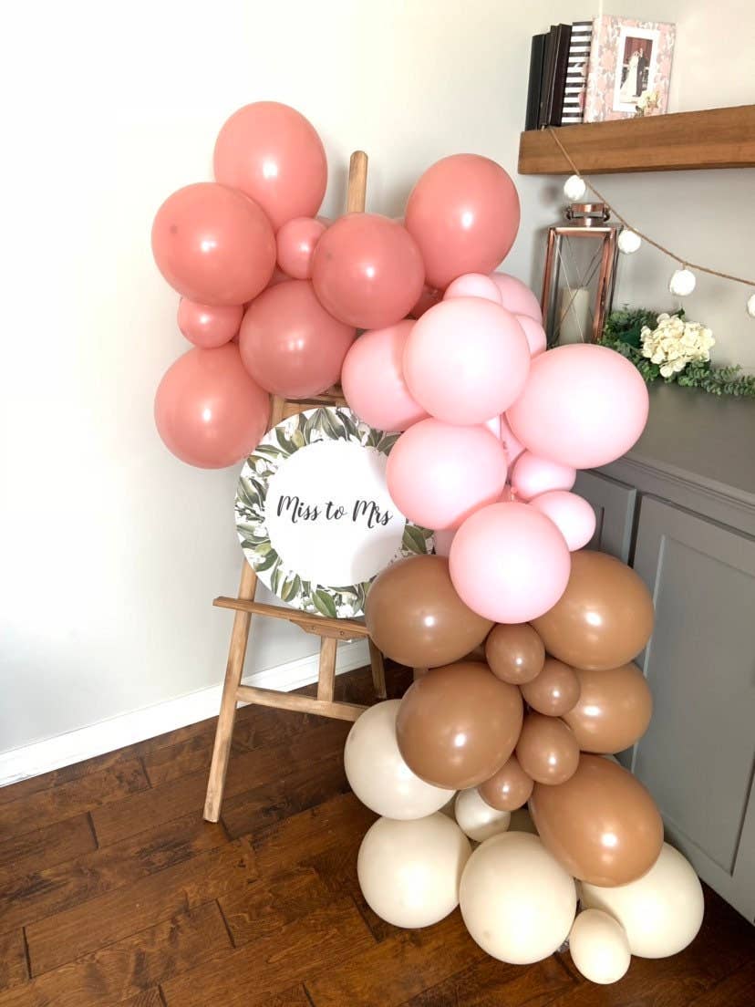 Hullaballoons - Wholesale DIY Craft Kit - Boho Balloon Garland Kit | 4-Foot DIY Balloon Garland Kit9