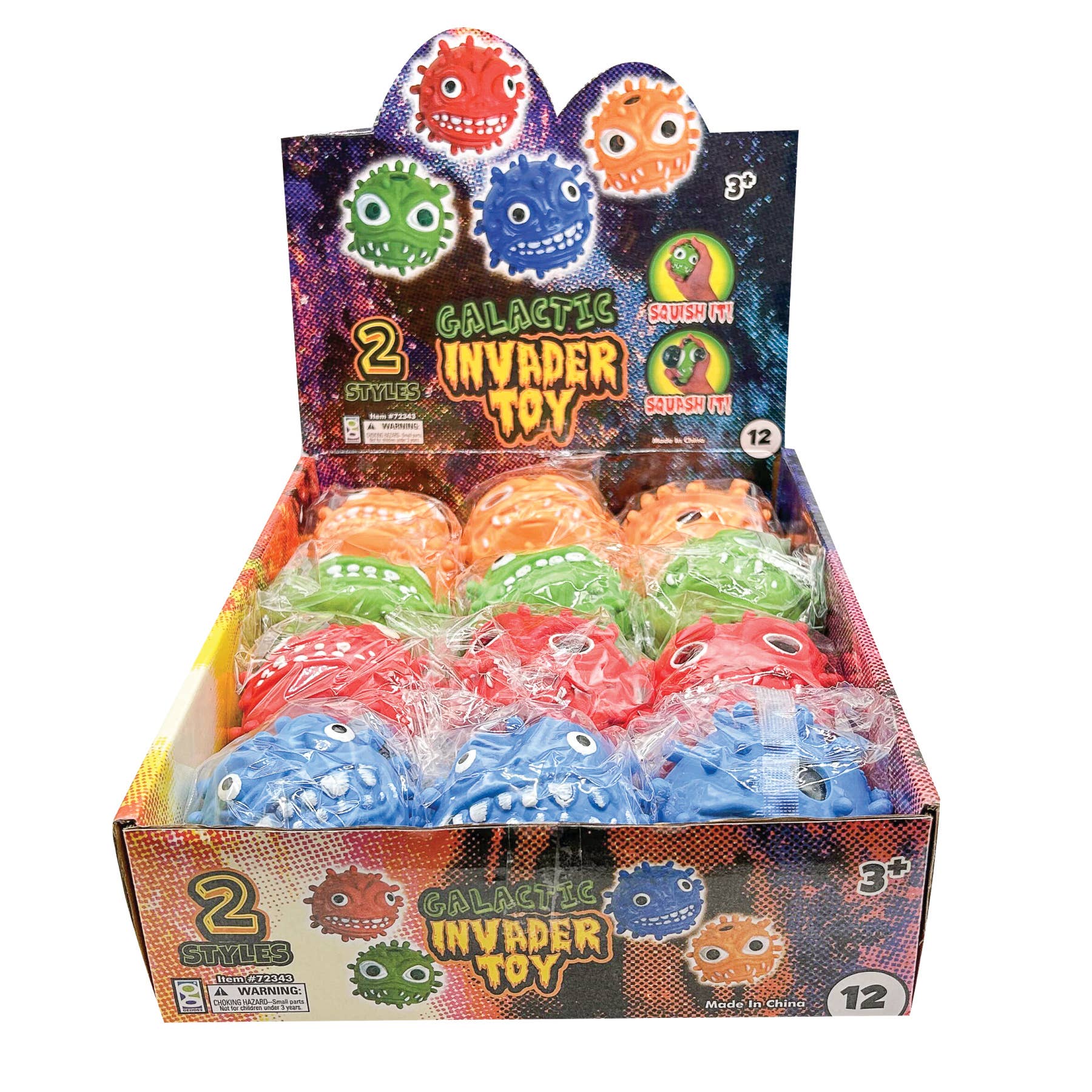 Geddes - Vente Jouet mou – enfant et bébé - JOUET GALACTIC INVADER 12/DSP1