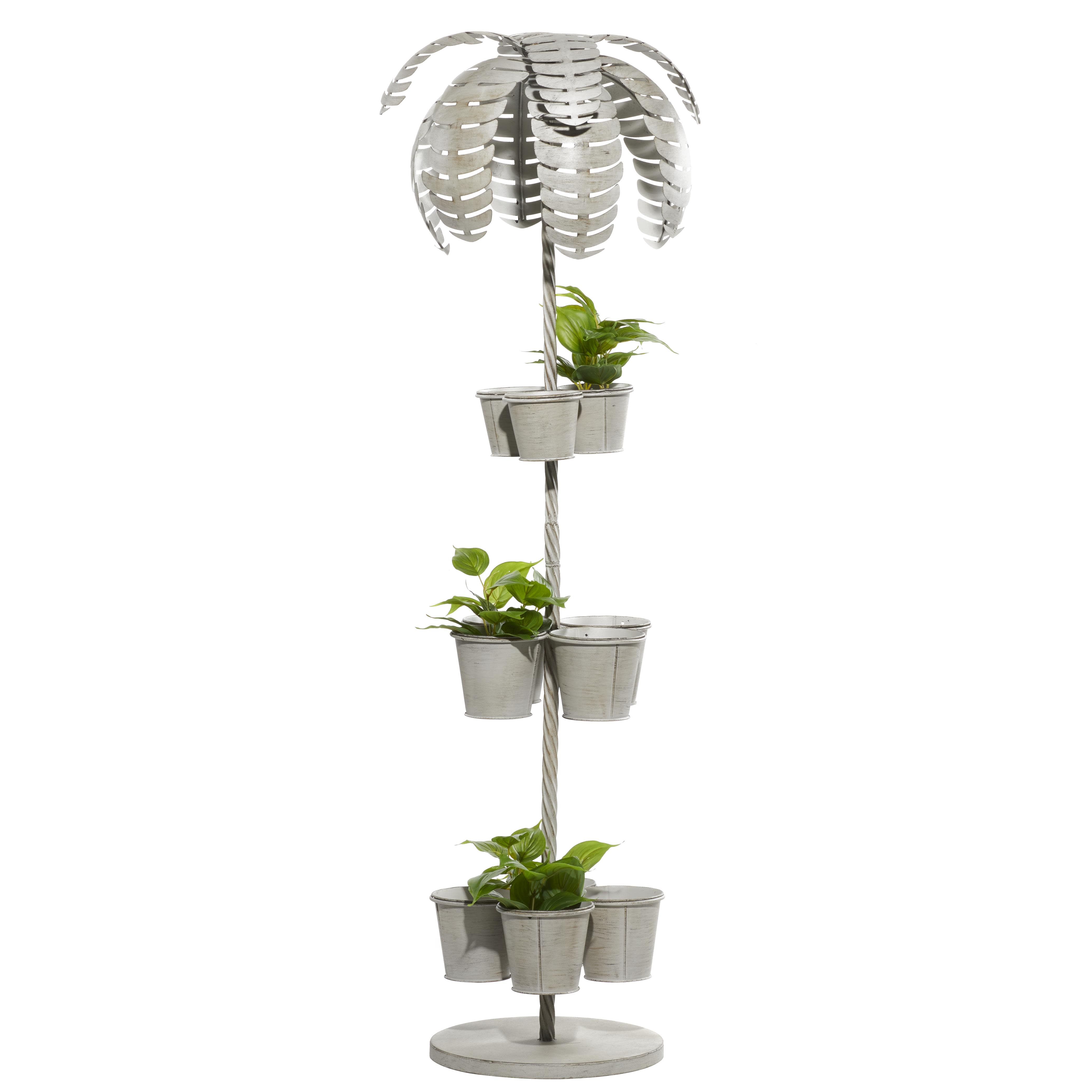 Import Corner - Wholesale Plant Pot - A-41549: METAL PLANTER 16"W, 55"H1