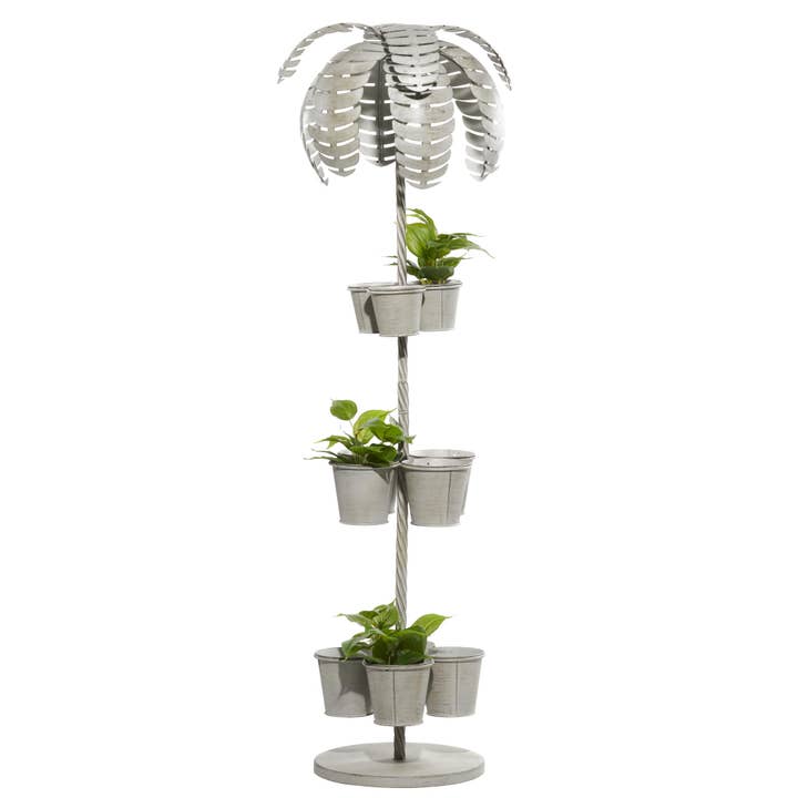 Import Corner - Wholesale Plant Pot - A-41549: METAL PLANTER 16"W, 55"H1