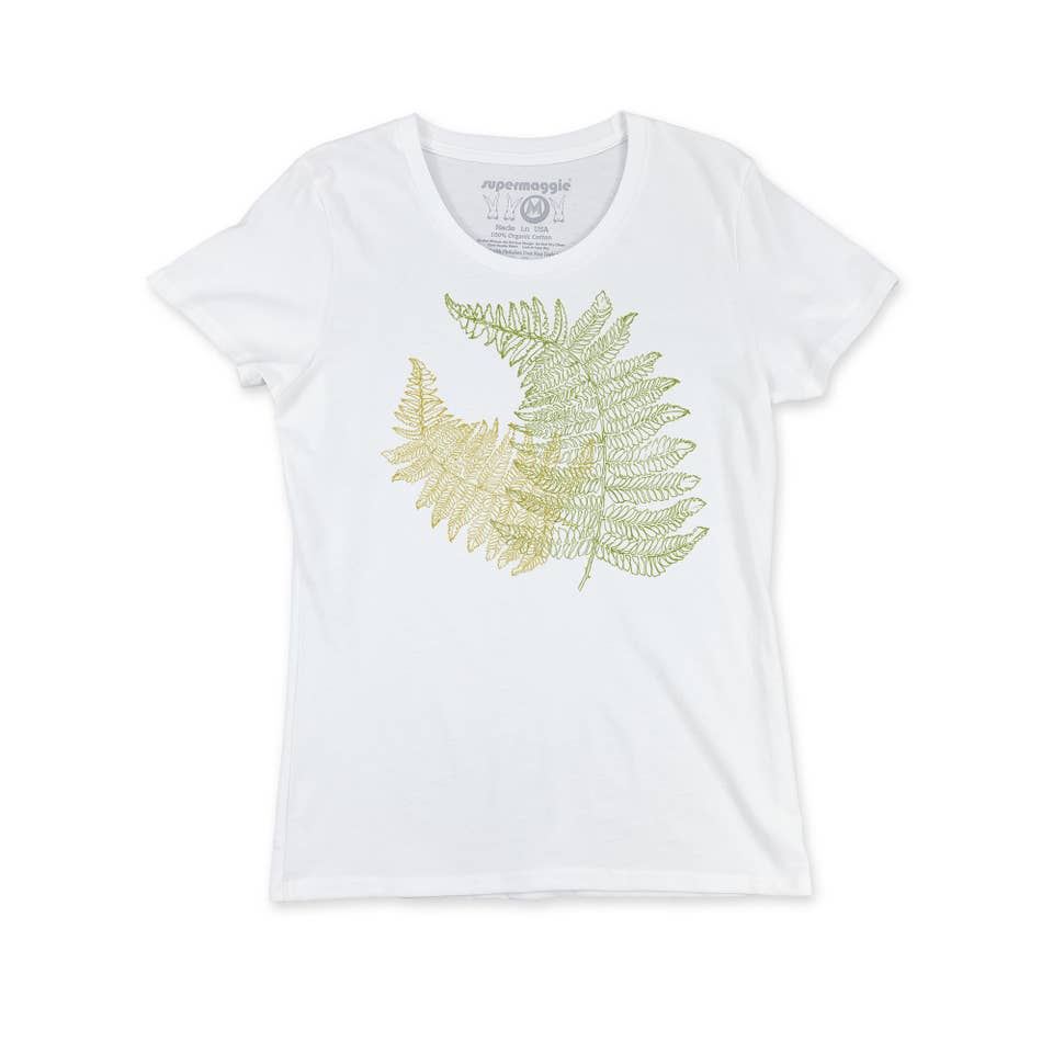 T-shirt biologique Ulla Fougères pour la vente par Supermaggie @ Faire