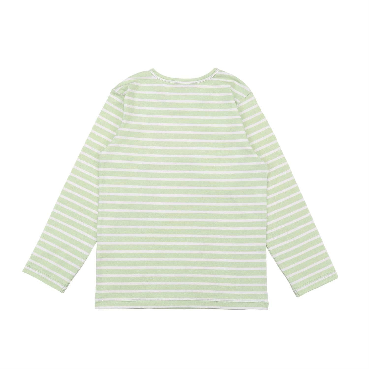 walkiddy - Wholesale T-Shirt - Kids - Green stripes 14-Shirt1