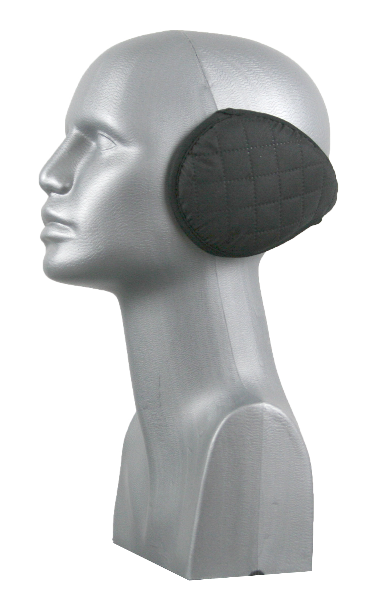 Grand Sierra - Wholesale Earwarmers/Ear Muffs - Women's - Ladies Quilted Back-Wrap Ear Warmers, Black - 753262