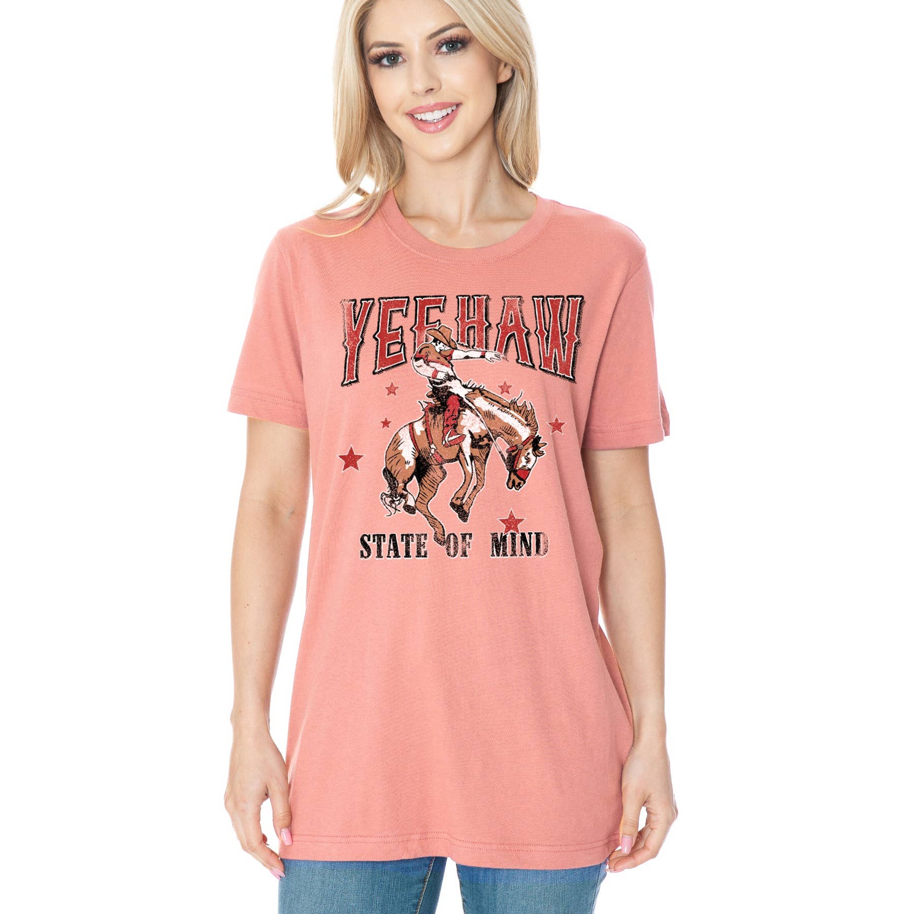 Amused by Blue - Venta al por mayor Camiseta estampada - Mujer - YEHAW 8