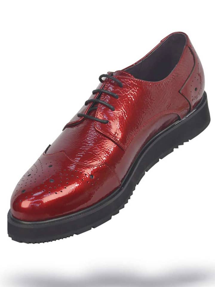 Men's Leather Shoes - Paris Red - Fashion - stylish - Men for wholesale by Angelino