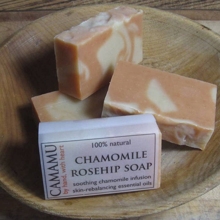Camamu Soap - Wholesale Bar Soap - Chamomile Rose Hip Soap3