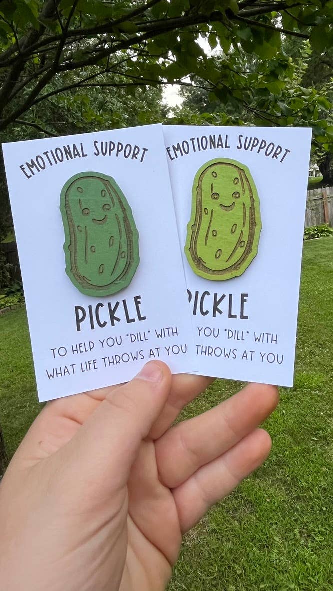 Handmade by Hammero - Wholesale Gag Gift/Novelty Gift - Emotional Support Pickles2
