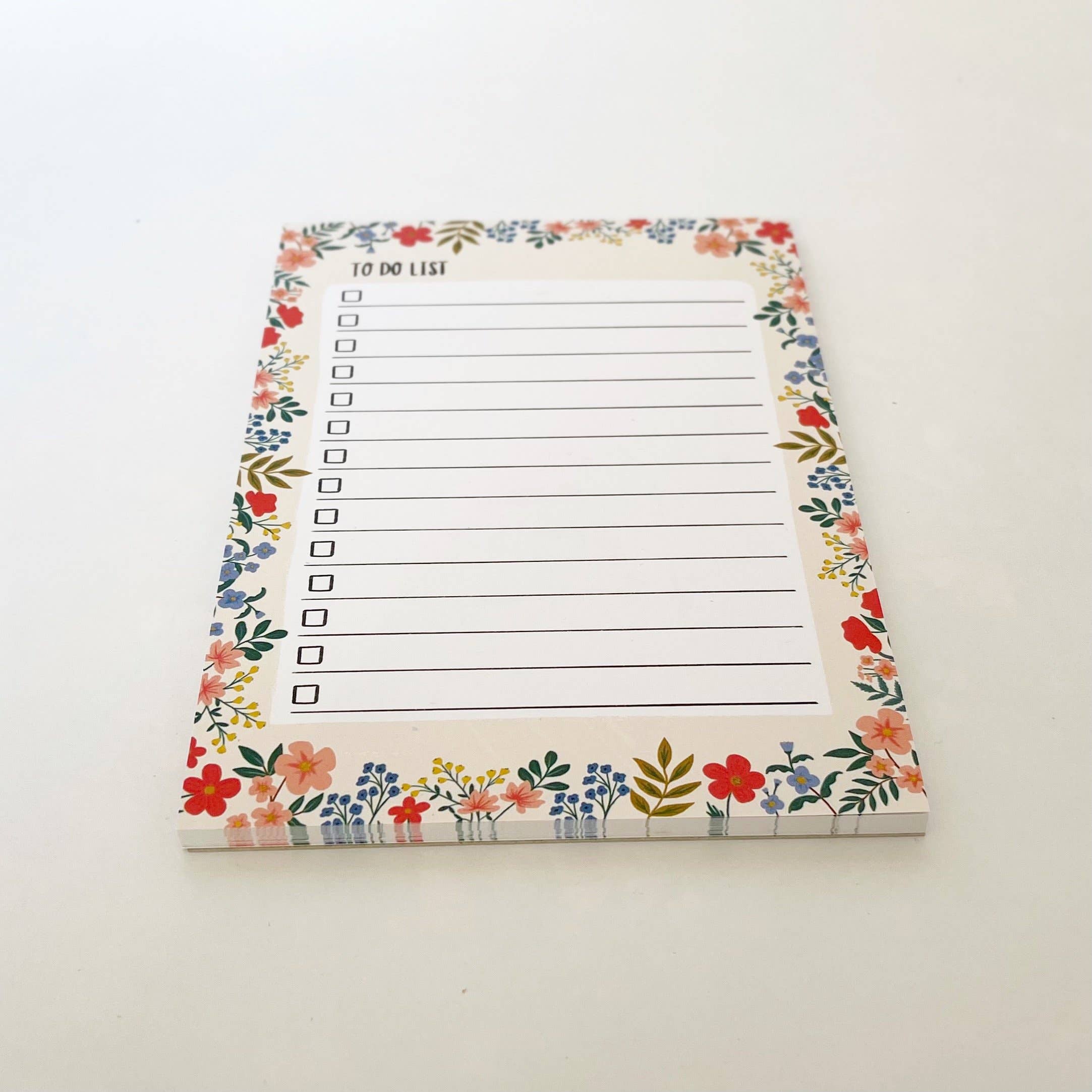 Lomond Paper Co – wholesale Notepad – FLORAL To Do List - Notepad3