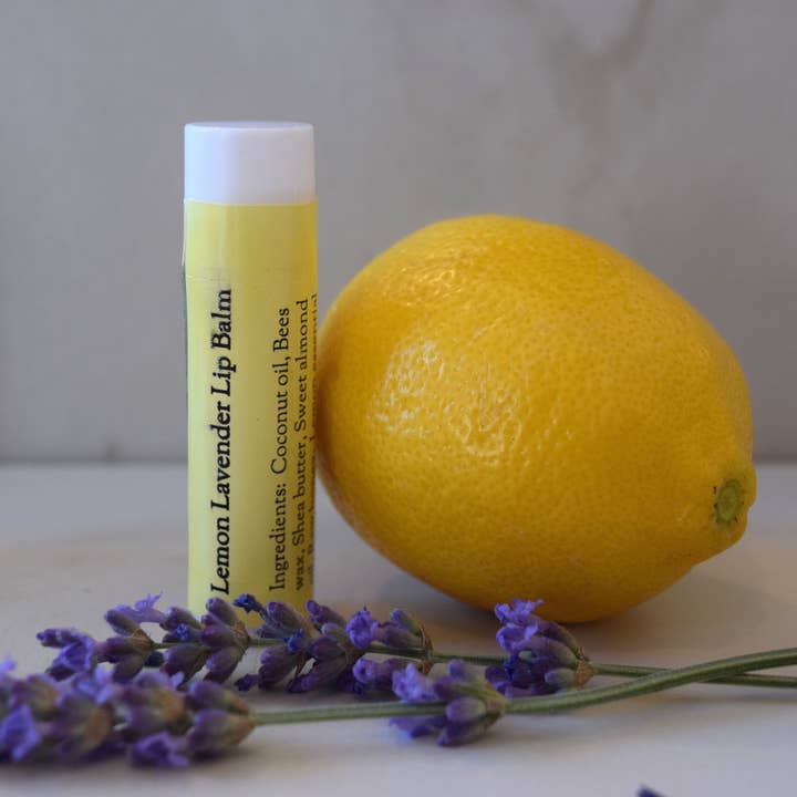 Lavender Lemon Lip Balm for wholesale by Little Lavender Farm