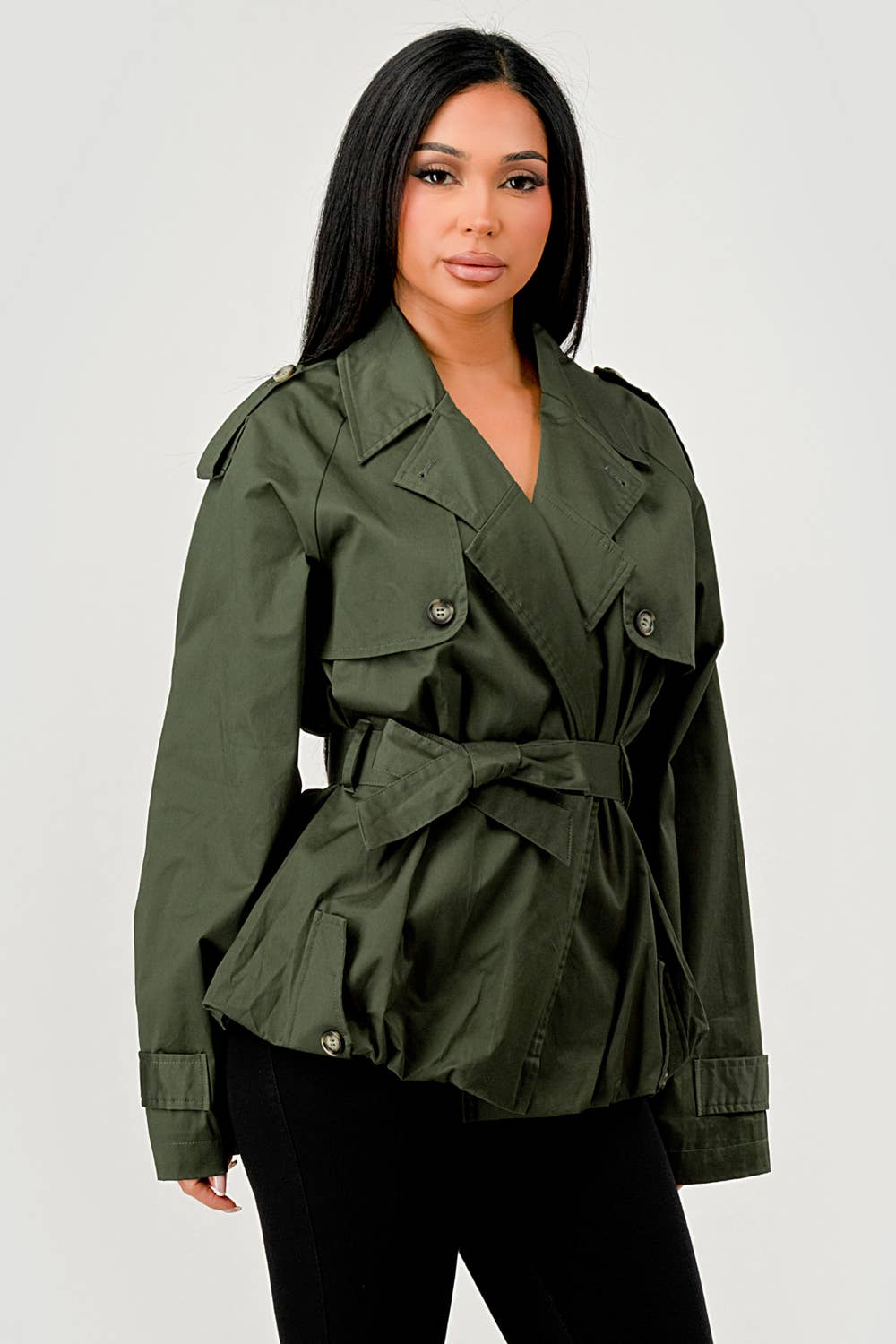 Cherry Mellow - Wholesale Jacket - Women's - TRENCH JACKET2