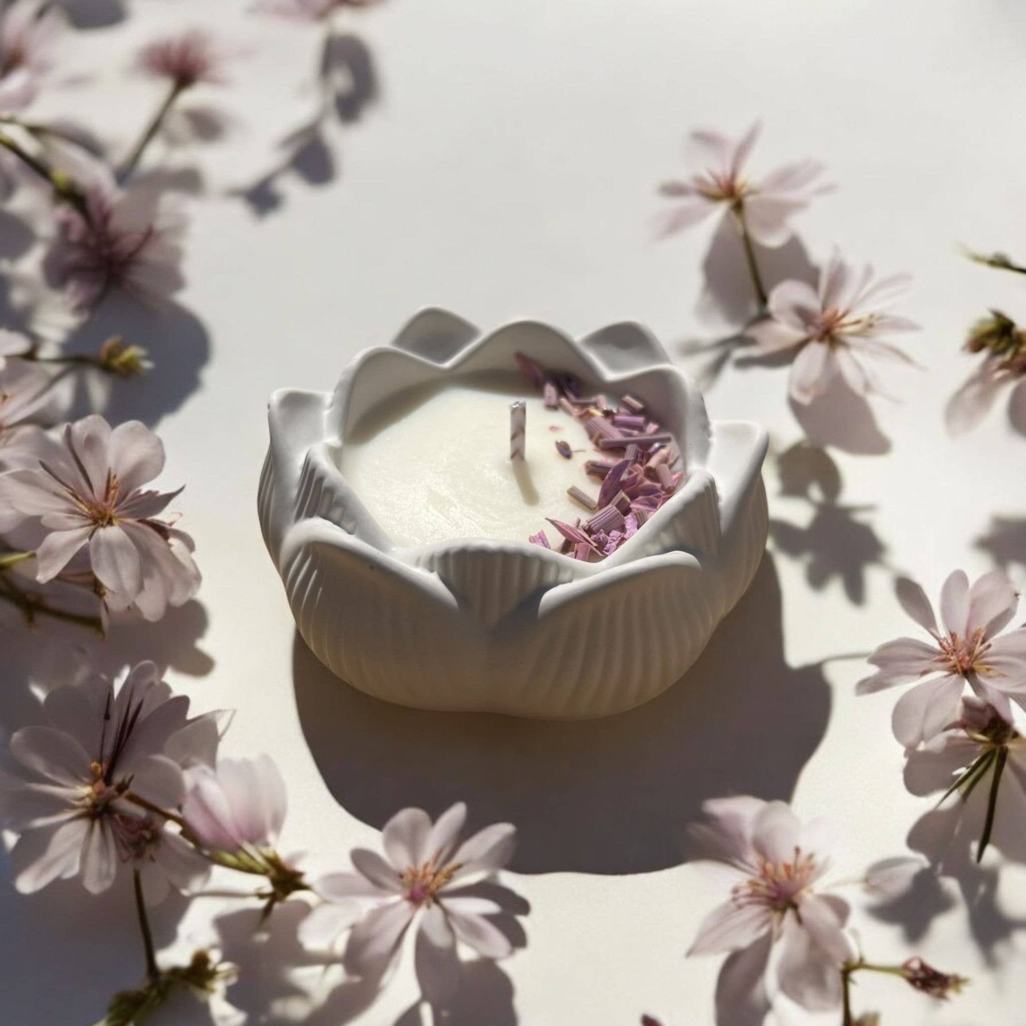 Naturaldreams8 - Venta al por mayor Velas en tarros - VELA FLOR DE LOTO JAZMÍN & SÁNDALO