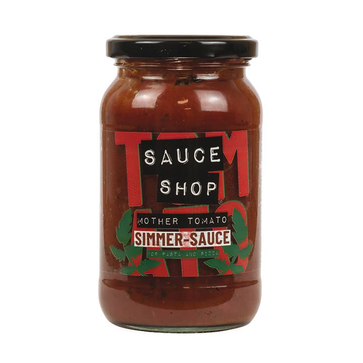 Mother Tomato Simmer Sauce 360 g glaskrukke - Æske med 6 for engroshandel hos Sauce Shop