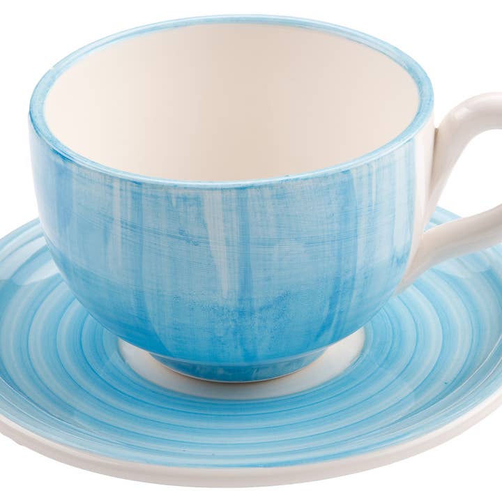 Arcucci Trade - Wholesale Coffee/Tea Cup - POSITANO HAND PAINTED CERAMIC COFFEE MUG 6 COLORS