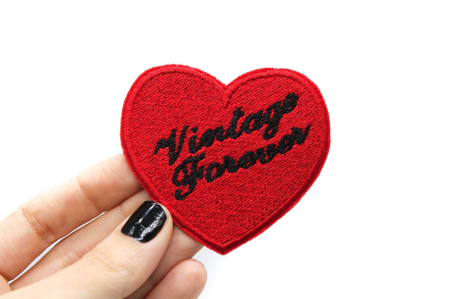 Project Pinup - Vente Écusson - Écusson brodé à repasser Vintage Forever Heart1